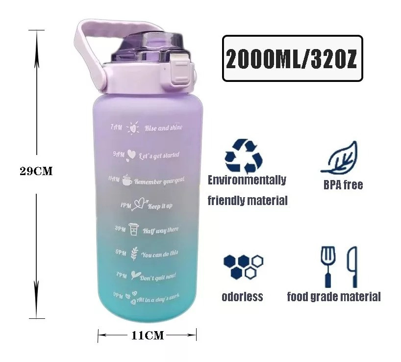 Miniatura 4 de TERMO AGUA DUO LITROS MAS  STICKER